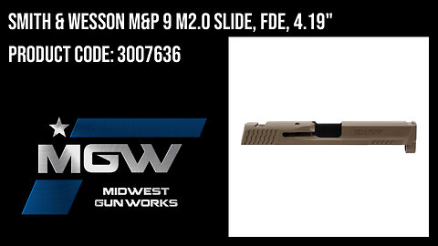 Smith & Wesson M&P 9 M2.0 Slide, FDE, 4.19" - 3007636