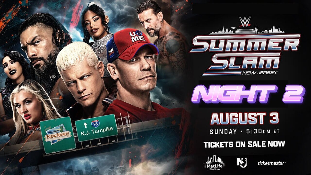 WWE Summerslam Results Night 2 - 03rd August 2025
