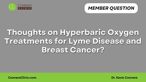 Thoughts on Hyperbaric Oxygen Treatments