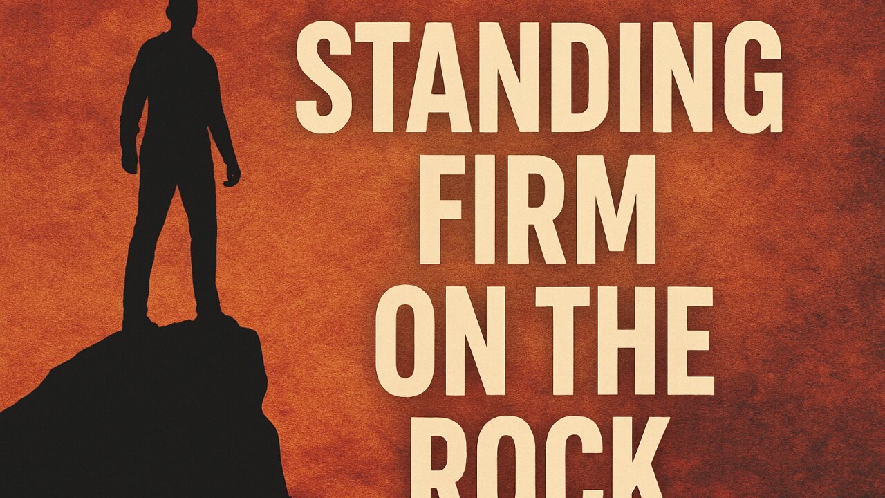 Standing Firm on the Rock | Powerful Christian Rock Worship Song About Unshakable Faith