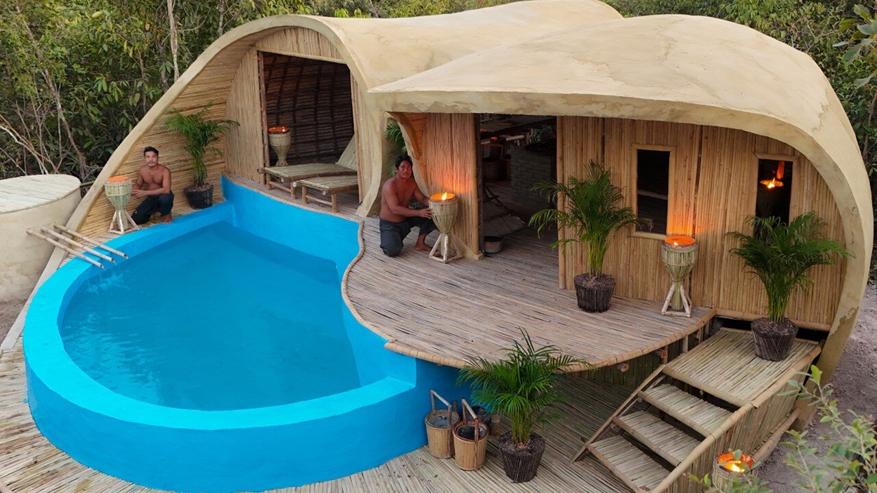 199 Day How To Complete Modern Essential House With Tunnel Swimming Pools