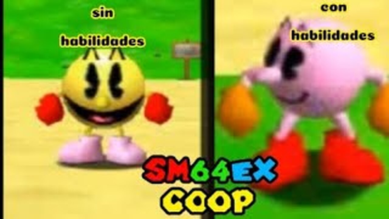 Poner 2 tipos de skin diferente sm64ex | tuto y solución a errores¦ + Skins pacman