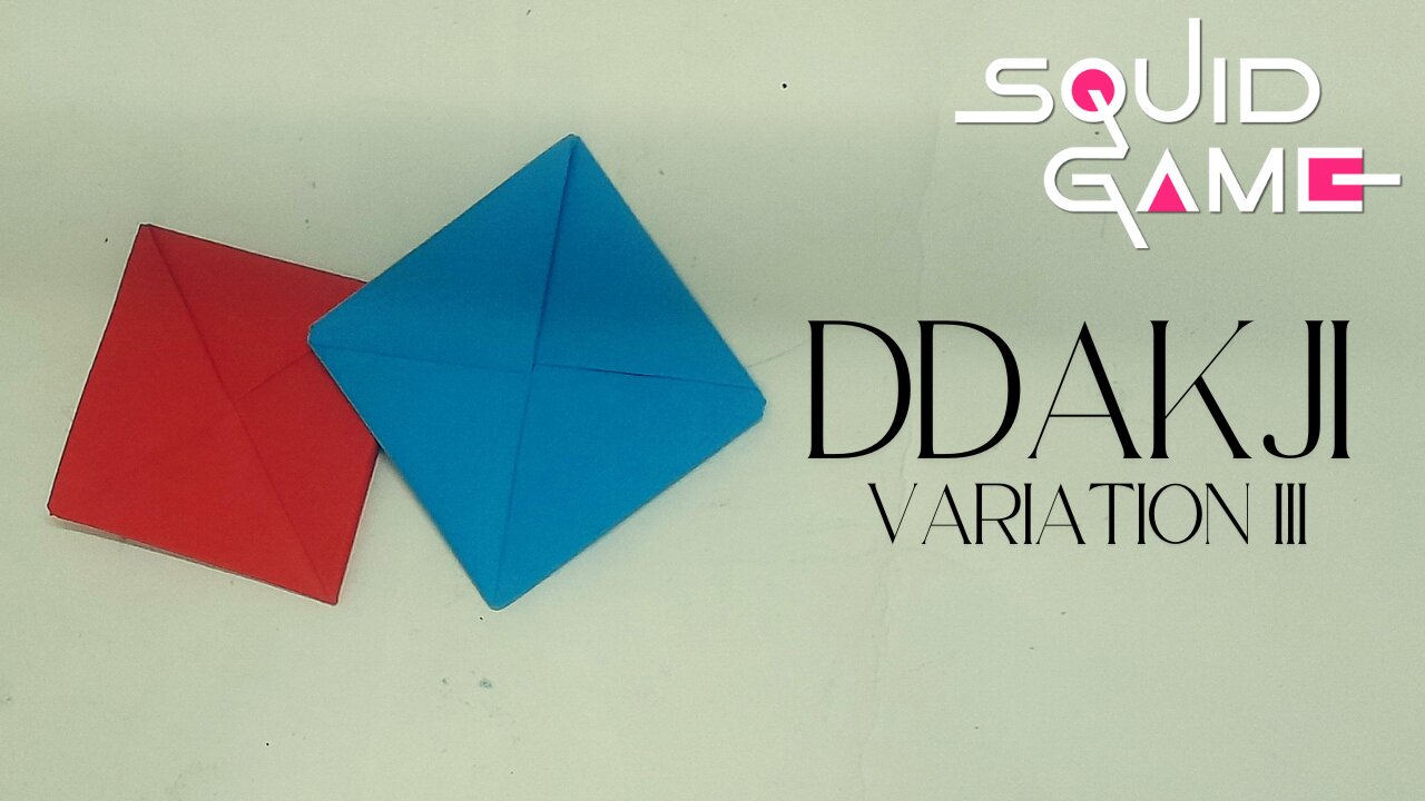 How to Craft Ddakji Version 3: Unique Paper Craft Technique Tutorial