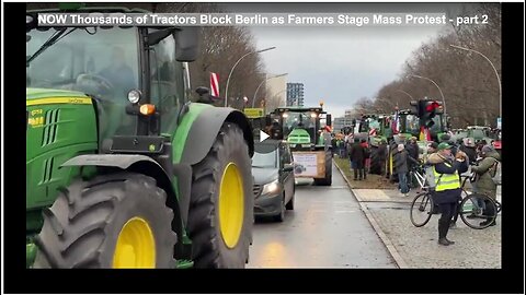 "Massive Farmer Protest in Berlin: Thousands of Tractors Block City"