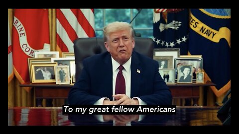 Captioned - Trump made the tribute to Charlie Kirk