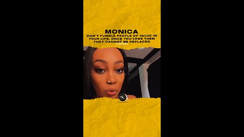 #monica Don’t fumble people of value in your life. Once you lose them they cannot be replaced
