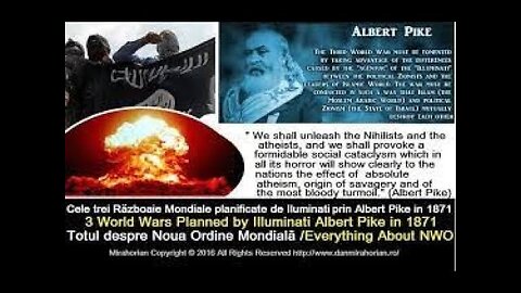 World War III according to Albert Pike -tool for establishing NWO (government of the Antichrist