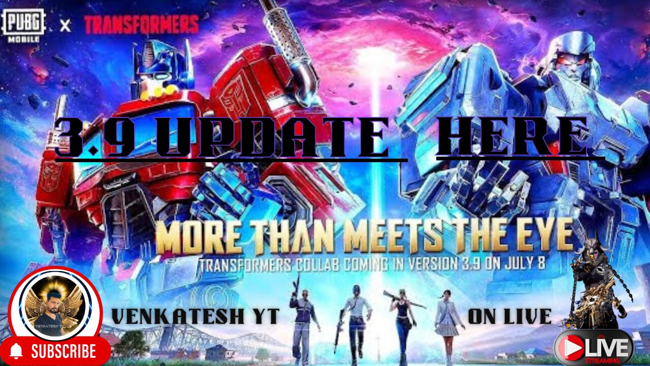 Venkatesh YT on live... ❤ 3. 9 Update is Here..🔥