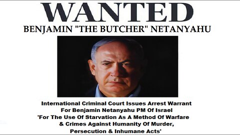 Anon Message For Benjamin The Butcher Netanyahu