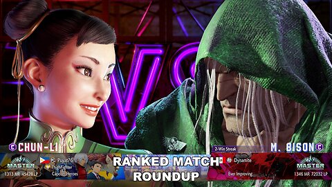 Kuya Kalbo SF6 Ranked Match Roundup. Chun Li Master Rank [Hori Fight Stick]
