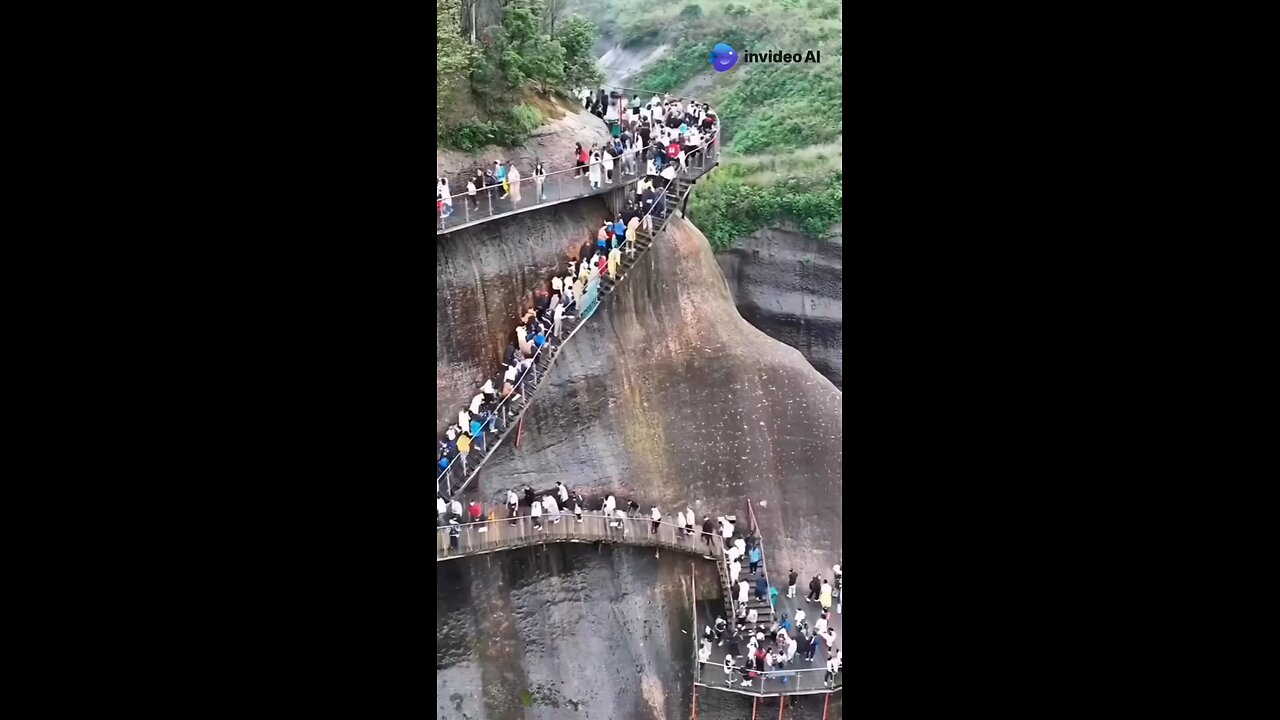 Stairway breaks while climbing panicked and ran like crazy!O Al or real?06 Everyone #stairs #trail
