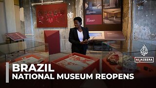 Brazil’s National Museum reopens, showcasing artefacts rescued from devastating 2018 fire