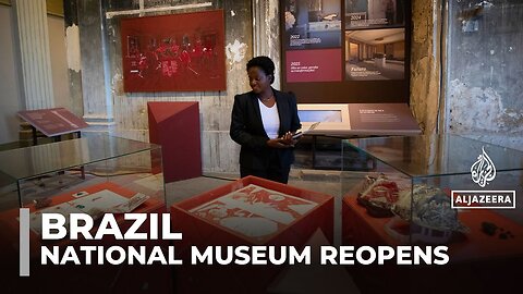 Brazil’s National Museum reopens, showcasing artefacts rescued from devastating 2018 fire