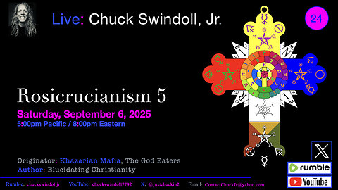 September 6, 2025 LIVE Rosicrucianism 5