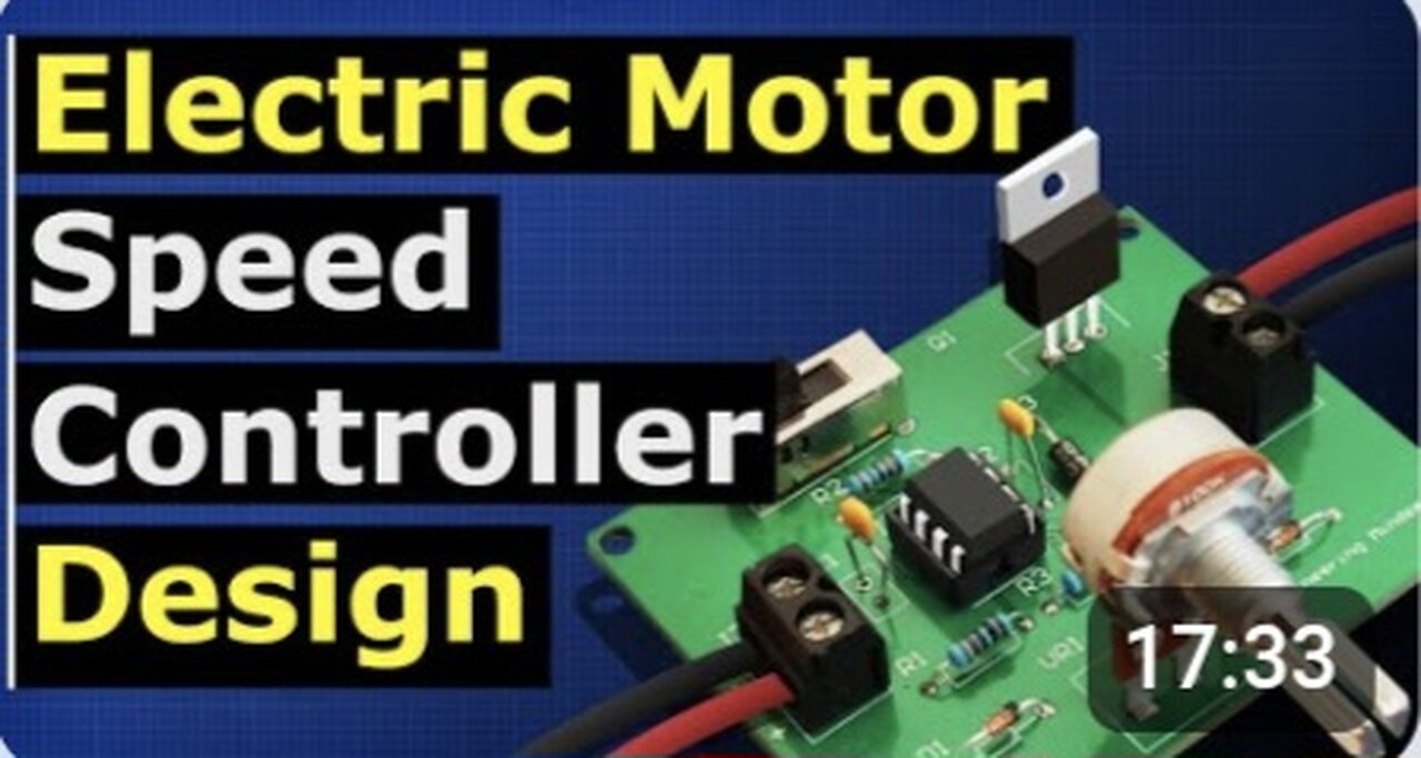 Motor speed controller tutorial - PWM how to build