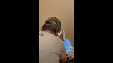 also tim working on his room