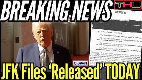 BREAKING NEWS: JFK Files 'Released' Today! No Mention of Israel, or the CIA (of course)