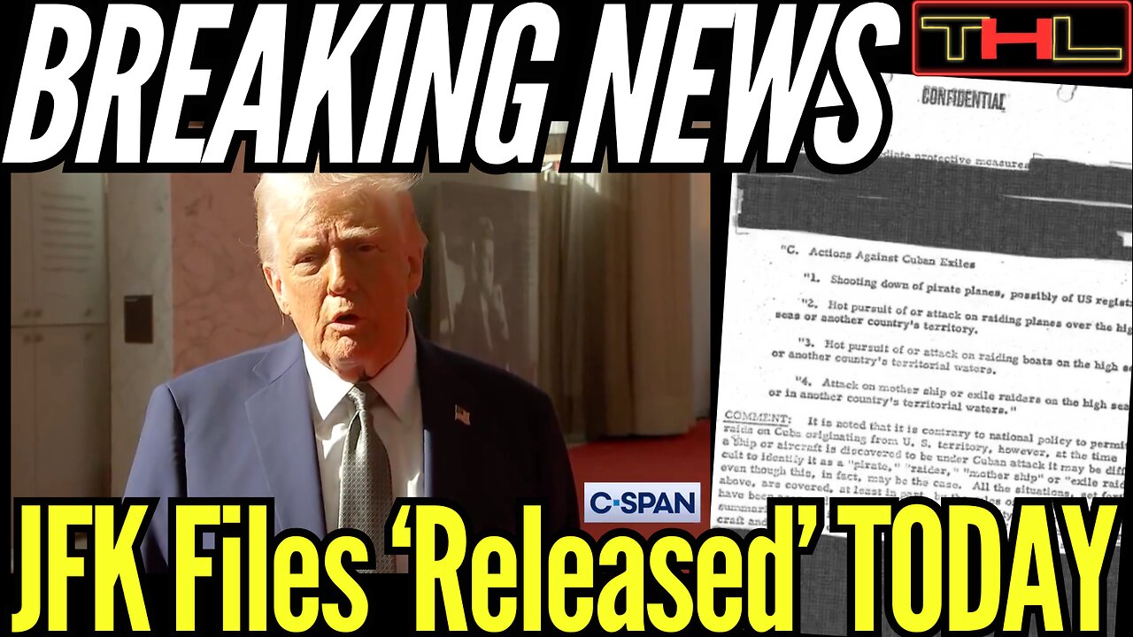 BREAKING NEWS: JFK Files 'Released' Today! and Israel was Redacted (of course)