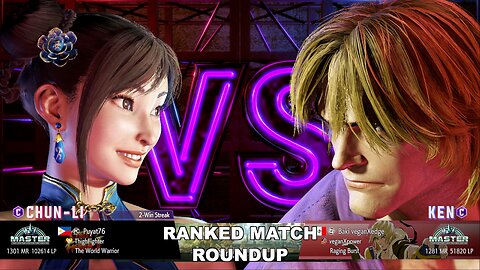 Kuya Kalbo SF6 Ranked Roundup. Chun Li Master Rank [Hori Fight Stick]