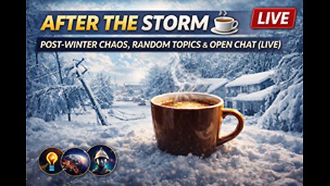 Snowed In & Catching Up | Post-Storm Hangout + Random Talk LIVE