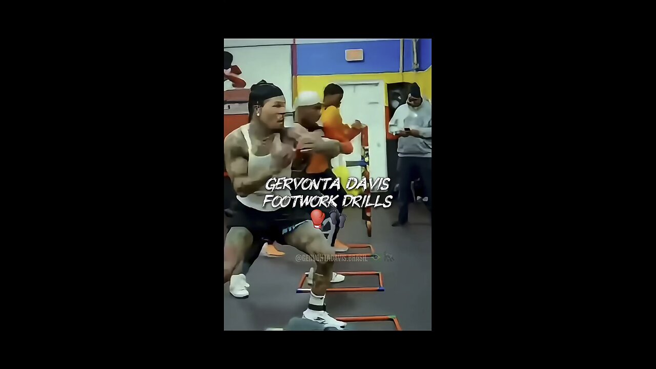 GERVONTA DAVIS FOOTWORK DRILL 🥊👣