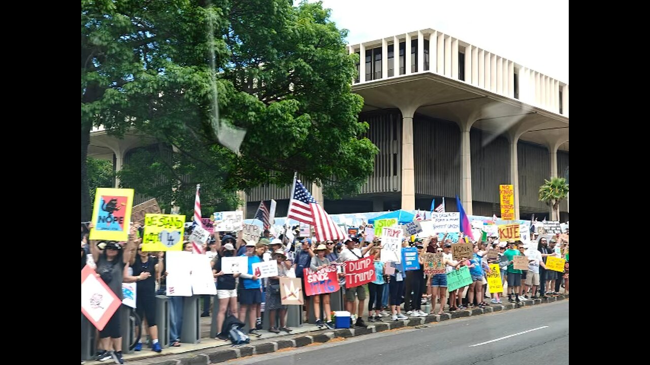 No King Protests Honolulu Hawaii 6/14/25