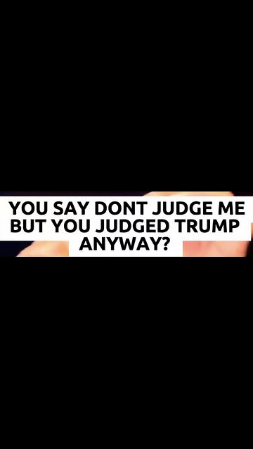 Wait— You Said Don’t Judge You But You Judged Trump? 😬 #ASL #deaf #reaction