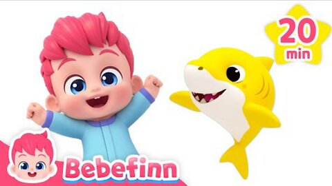 Baby Shark Doo Doo Doo Songs for Kids | Bebefinn Nursery Rhymes