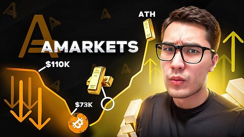 📈AMarkets - Обзор Брокера для торговли_ криптой_ золотом_ ценными бумаги итд