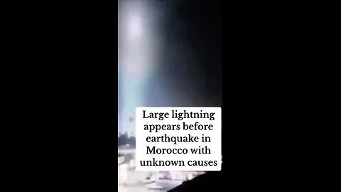 "Unveiling the Events Preceding the Earthquake in Morocco: A Detailed Analysis"