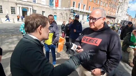 IRISH MAN 🇮🇪 to EZRA LEVANT - "You're a Jew and you should GO AWAY"