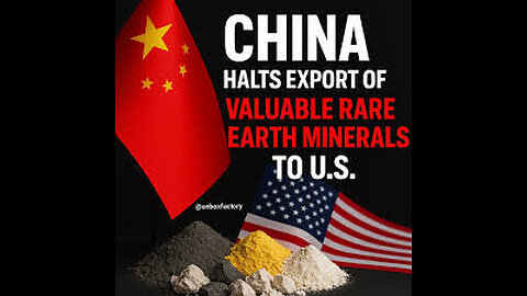 CHINA CONTROLS AMERICA'S ECONOMY BY DOMINATING RARE EARTH MINERALS! JOSHUA BALLARD