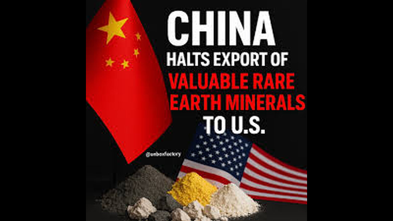 CHINA CONTROLS AMERICA'S ECONOMY BY DOMINATING RARE EARTH MINERALS! JOSHUA BALLARD