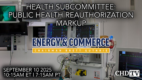 Health Subcommittee: Public Health Reauthorization Markup