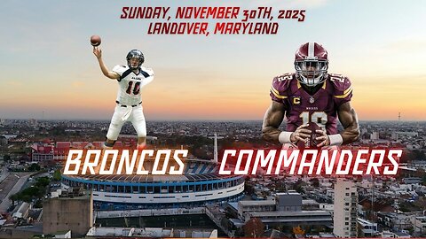 Denver Broncos @ Washington Commanders, Week 13, Diggin' Deeper Into the NFL