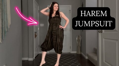 4 Ways to Wear this Harem Pants Jumpsuit
