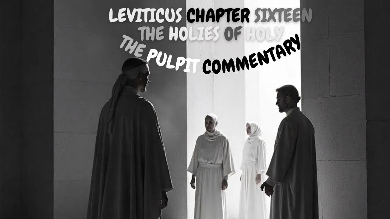 Leviticus Chapter 16 The Pulpit Commentary