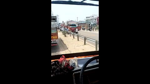 truck accident on road 🥲🥲🥲