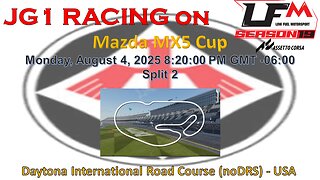 JG1 RACING on LFM - Mazda MX5 Cup - Daytona International Road Course (noDRS) - USA - Split 2