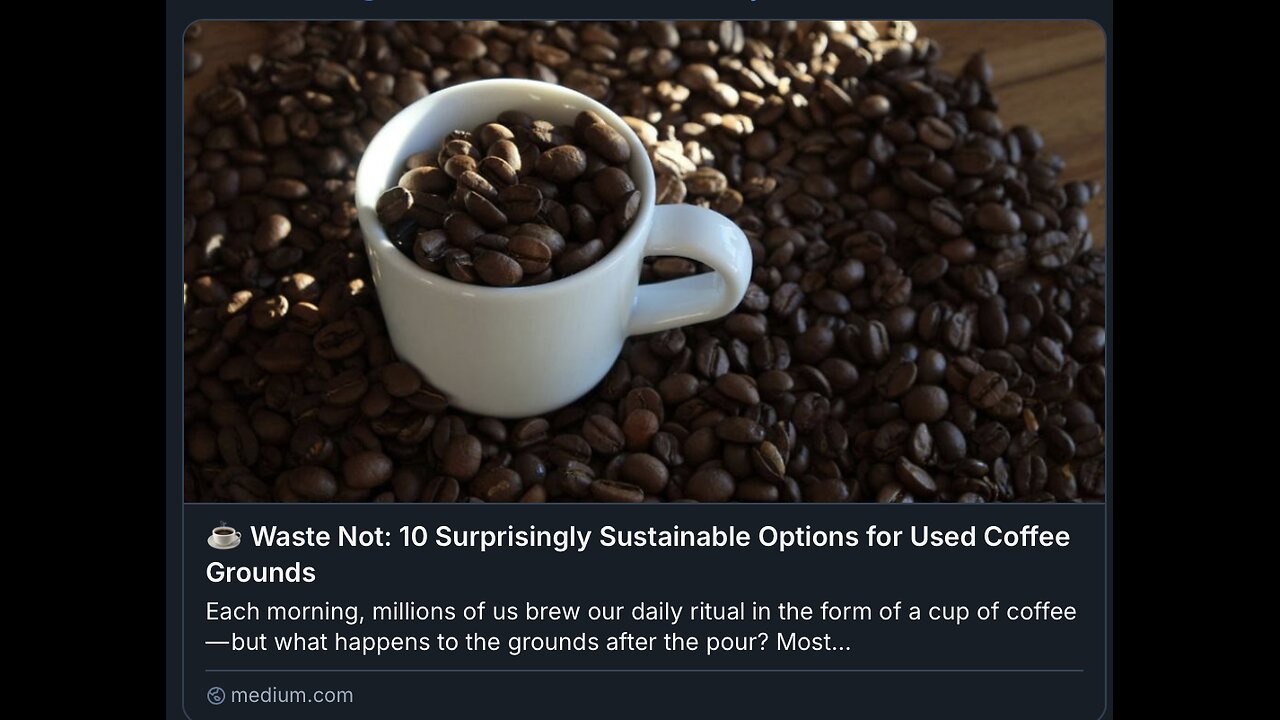 Surprisingly Sustainable Options for Used Coffee Grounds | #medium #article #preview