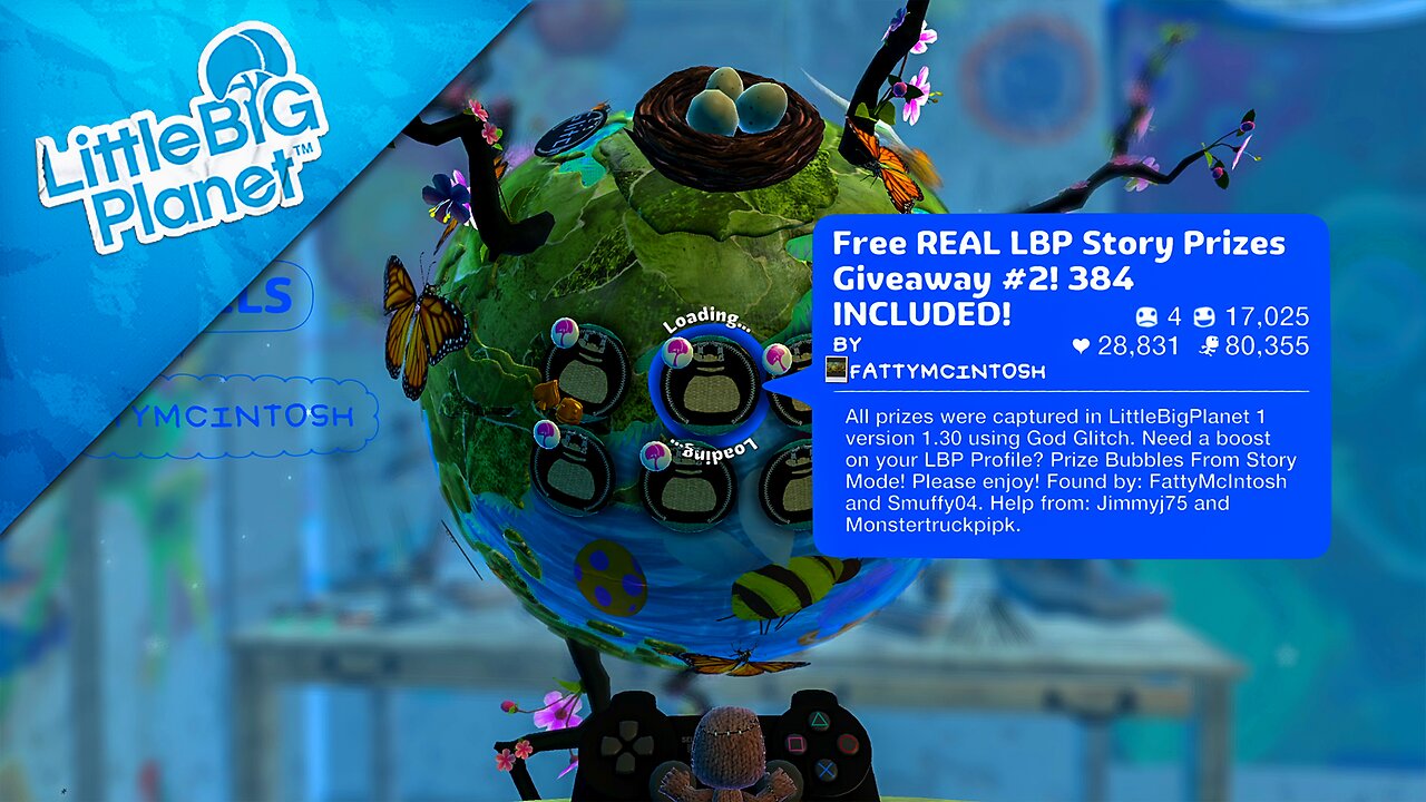 LittleBigPlanet - Free REAL LBP Story Prizes Giveaway #2! 384 INCLUDED!