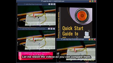 Chapter 7 of book ‘Quick Start Guide to FFmpeg’ — Sharpen or blur a video
