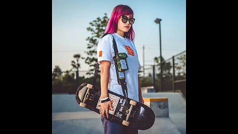 Skateboard Shoulder Carry Strap, with Portable Multi-Function Bag and Adjustable Strap