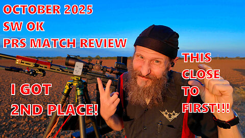 SW OK October PRS Match - I Got My Redemption!!