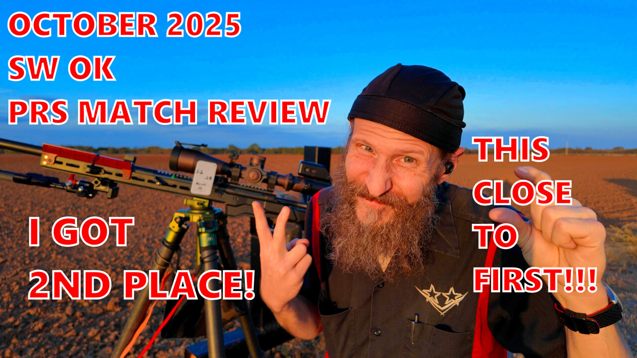 SW OK October PRS Match - I Got My Redemption!!