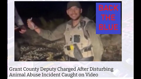 Cops Find Baby Bunny In Road Then Throws It Against Car For Fun - Back The Blue