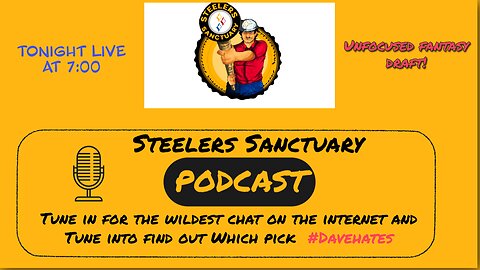 Steelers Sanctuary 1st Annual Online Unfocused Draft