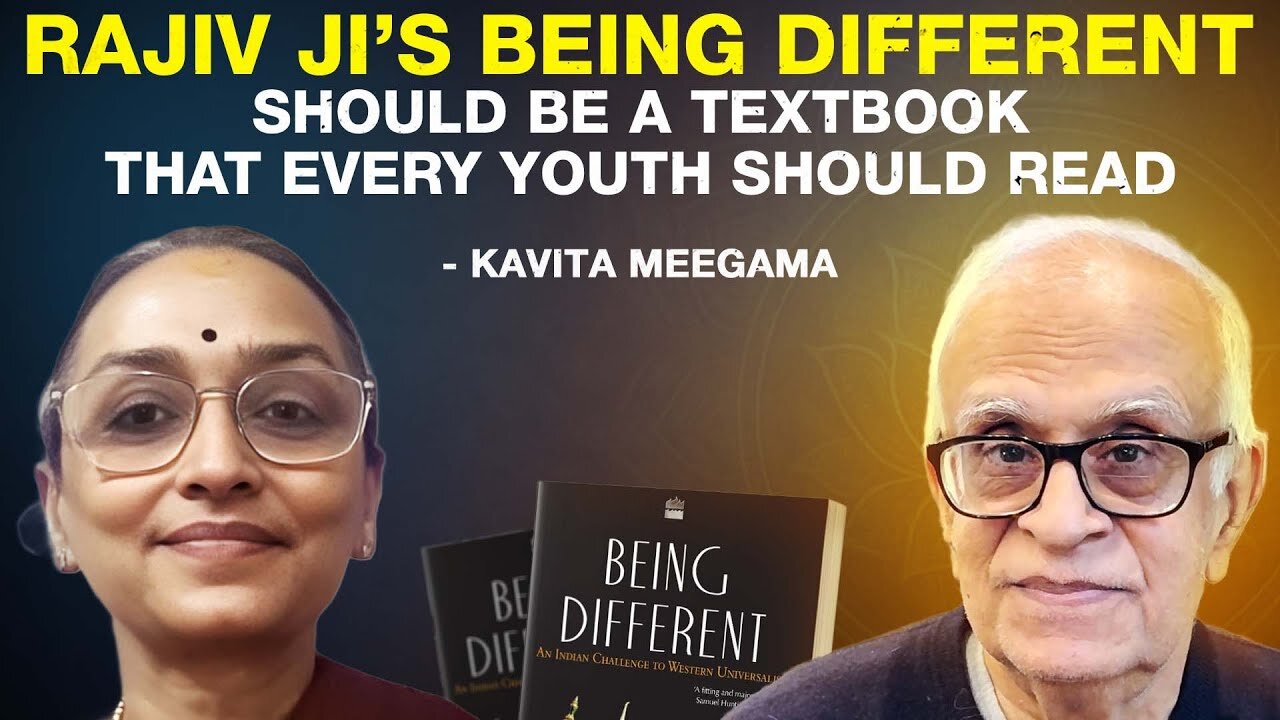 "Rajiv ji's Being Different should be a textbook that every youth should read" — Kavita Meegama