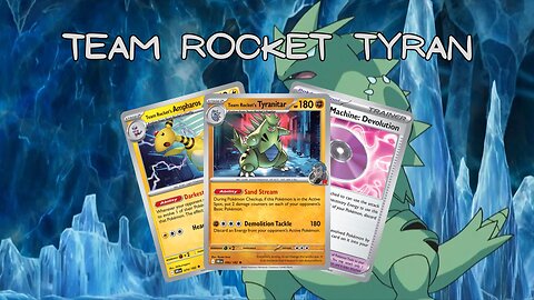 Team Rocket Tyranitar | Pokemon TCG Live | Standard Gameplay | Destined Rivals
