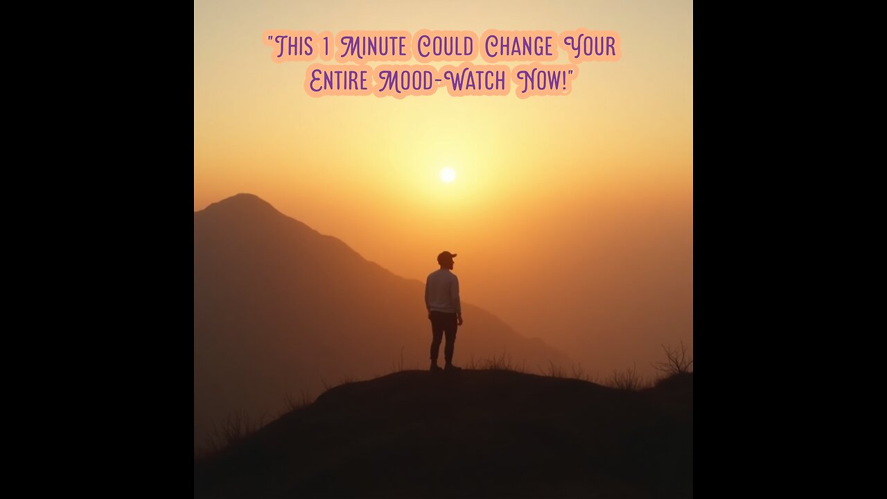 Feeling Off? Watch This & Feel Better Instantly!